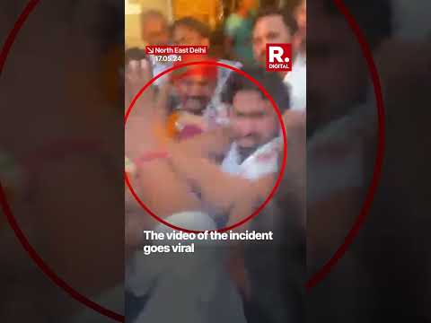 INDI Bloc Candidate Kanhaiya Kumar Gets Slapped While Campaigning in Delhi | Video Goes Viral