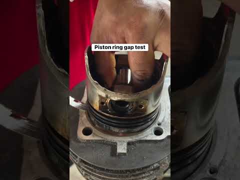 Piston Ring Gap Test😱 #bjuneworks #highlights #subscribe #diy #youtube #followme