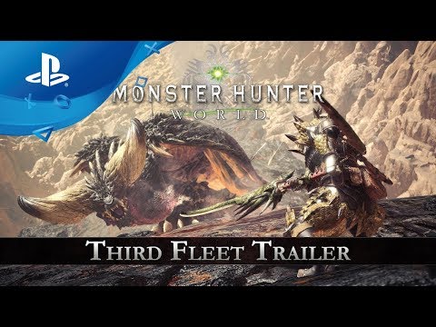 Monster Hunter World - Third Fleet Trailer [PS4] PSX 2017