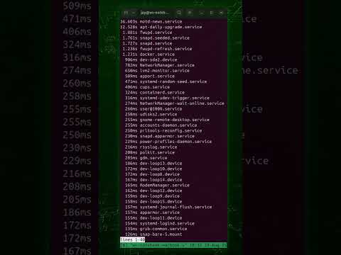Find Slow Boot Services with This Linux Command