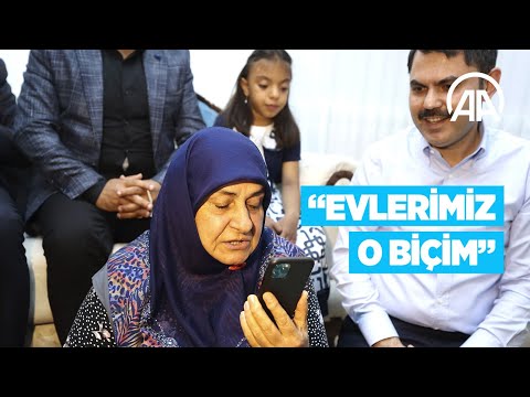 Elazığlı teyzeden Cumhurbaşkanı Erdoğan’a: Evlerimiz o biçim, size dua ediyoruz