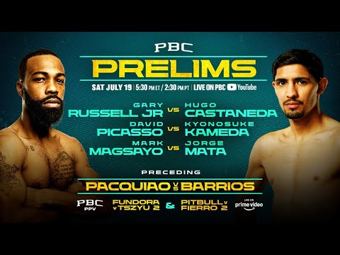 Pacquiao vs Barrios PRELIMS LIVESTREAM