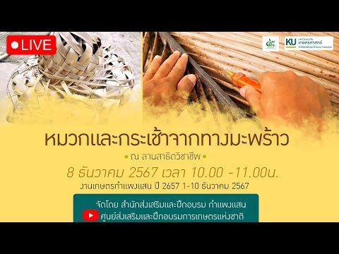 LIVE:หมวกและกระเช้าจากทางมะพ