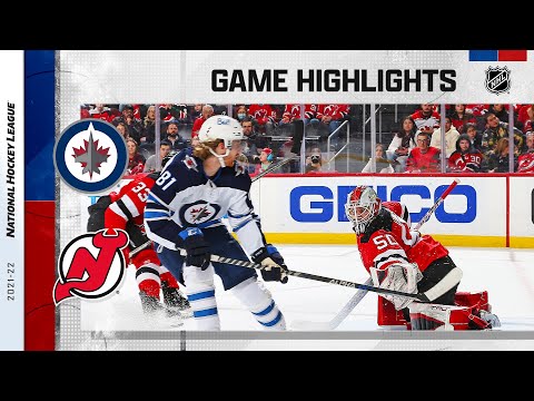 Jets @ Devils 3/10 | NHL Highlights 2022 video clip