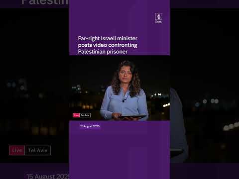 Far-right Israeli minister posts video confronting Palestinian prisoner