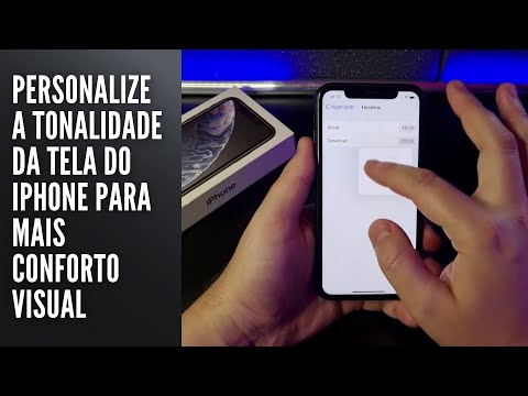 Personalize a tonalidade da tela do iPhone para mais conforto visual