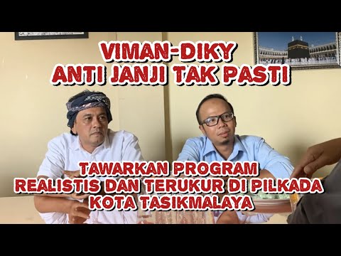 Viman-Diky Anti Janji Tak Pasti, Tawarkan Program Realistis dan Terukur di Pilkada Kota Tasikmalaya