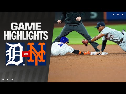 Tigers vs. Mets Game Highlights (4/1/24) | MLB Highlights