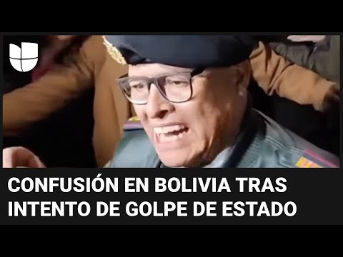 General que lideró el intento de golpe en Bolivia acusa al presidente Arce de planear la operación