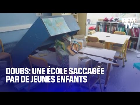 Une école saccagée par de jeunes enfants dans le Doubs
