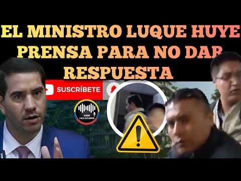 MINISTRO LUQUE HU.Y3 DE LA PRENSA PARA NO DAR LA CARA EN CASO OLONCITO NOTICIAS RFE TV