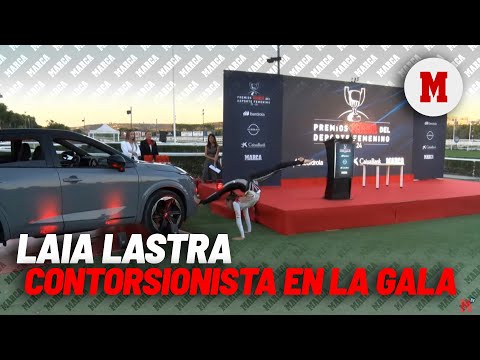 Actuación de Laia Lastra en los Premios MARCA del Deporte Femenino, contorsionista de altura I MARCA