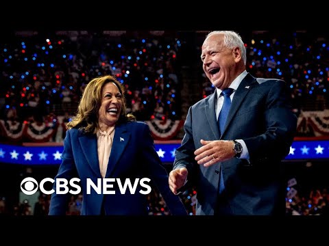 DNC Day 2 in Chicago but Harris visits Wisconsin, Trump campaigns in Michigan, more | CBS News 24/7