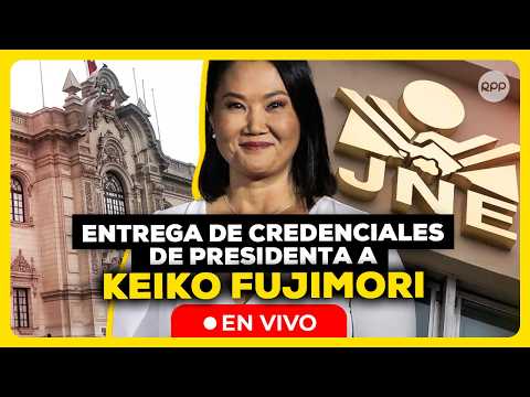🚨 EN VIVO | Keiko Fujimori recibe credenciales de presidenta de la República | 15/07/2026
