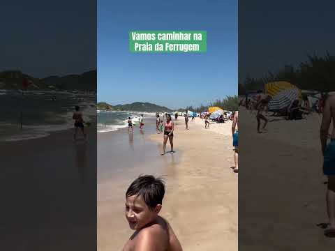 Vamos caminhar na Praia da Ferrugem