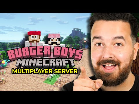 Opening our Members Minecraft Server! - Burger Boys Multiplayer Server