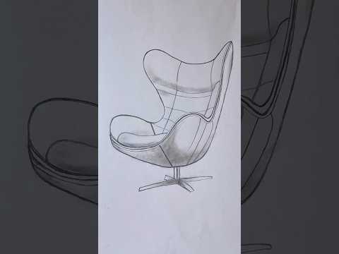 Chair easy pencil drawing for beginners #plz_subscribe_my_channel #shortsfeed