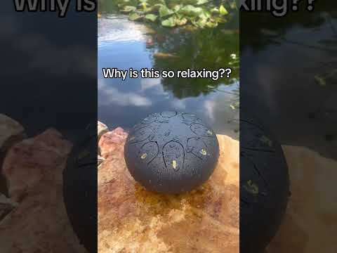 Imagine having one in your garden 😌 🪴 #nature #instrument #drums #outdoors #relaxing #meditation