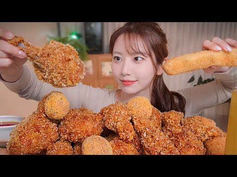 다이어트 전 마지막 치킨🍗 콰삭킹 먹방 ASMR | BHC Chicken Mukbang ASMR