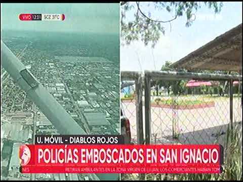 16122022 POLICIAS EMBOSCADOS EN SAN IGNACIO RED UNITEL