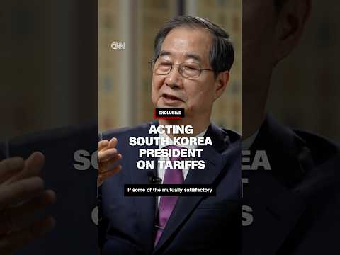 Acting South Korea president on tariffs