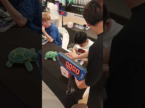 4th 3x3x3, First Round with Ave 11.41s 🎉