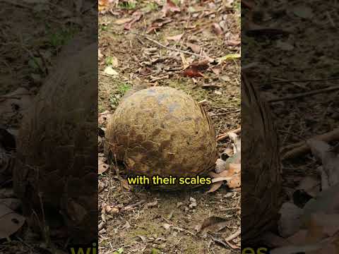 PANGOLIN -WEIRDEST Mammal?? 🤯🤔 #shorts #animals #animalfacts #pangolin