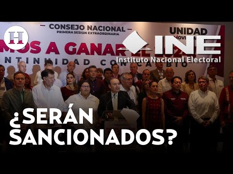 INE sanciona a aspirantes a candidato presidencial de Morena para la elección en México de 2024