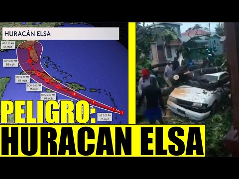 HURACAN ELSA ARRASA EL CARIBE ¡CUIDADO! VIDEO AQUI!!