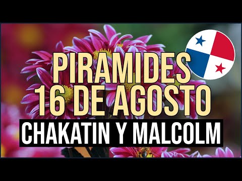 Pirámide Lotería de Panamá Miércoles 16 de Agosto 2023  - Pirámide de Chakatin y Malcolm Ramos
