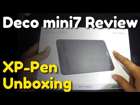 XP Pen Tab Reviews | Decomini 7 Unboxing and Review | how to use XP Pen Tab On PC | Best Pen tabs