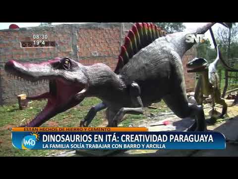 Dinosaurios en Itá: Creatividad Paraguaya