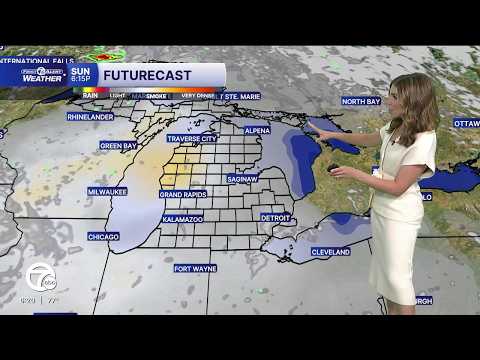 More haze Monday, storms Monday night