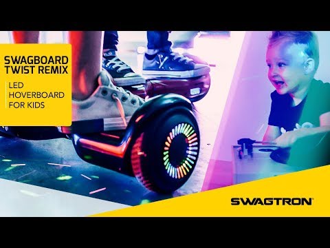 DANCE PARTY feat. SWAGTRON Twist Remix LED Hoverboard