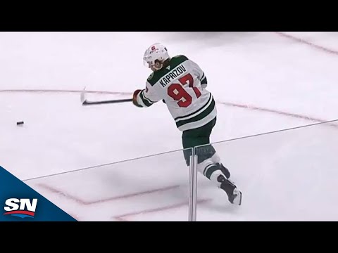 Kirill Kaprizov Fires Spinning Pass To Set Up Mats Zuccarello Goal