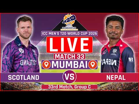 Scotland vs Nepal T20 World Cup 2026 | Live Cricket Match Today | SCO vs NEP Live Score | Chandan