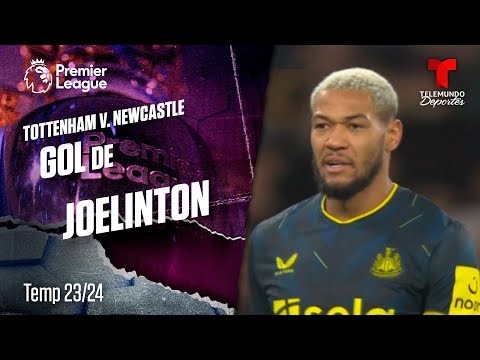 Goal Joelinton - Tottenham v. Newcastle 23-24 | Premier League | Telemundo Deportes