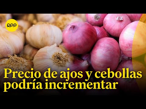 Se registra menor producción de cebollas y ajos en Arequipa