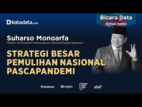 Bicara Data:  "Strategi Besar Pemulihan Nasional Pasca Pandemi" with Menteri PPN Suharso Monoarfa