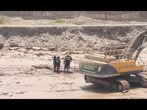 Río Chillón: Hallan cuerpo que fue arrastrado por huaico