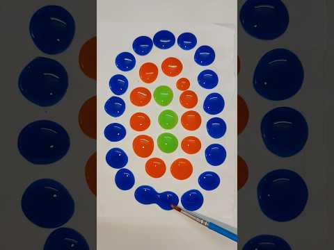 🔵🟠🟢#colormixingmagic #art #satisfyingasmr #satisfyingasmr #watercolorpainting #watercolorpainting