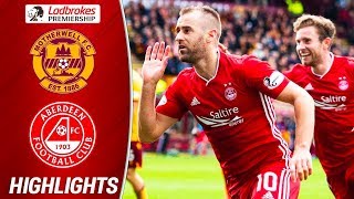 Motherwell 0-3 Aberdeen | Cosgrove and McGinn Score as Dons find Form | Ladbrokes Premiership