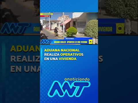 Aduana Nacional realiza operativo en una vivienda por ingreso ilegal de mercadería