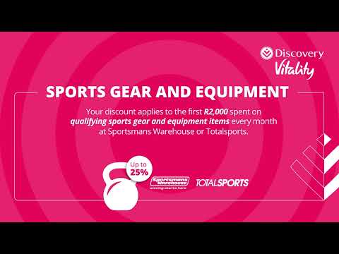 Vitality Active Gear – Sports Gear and Equipment upfront discount