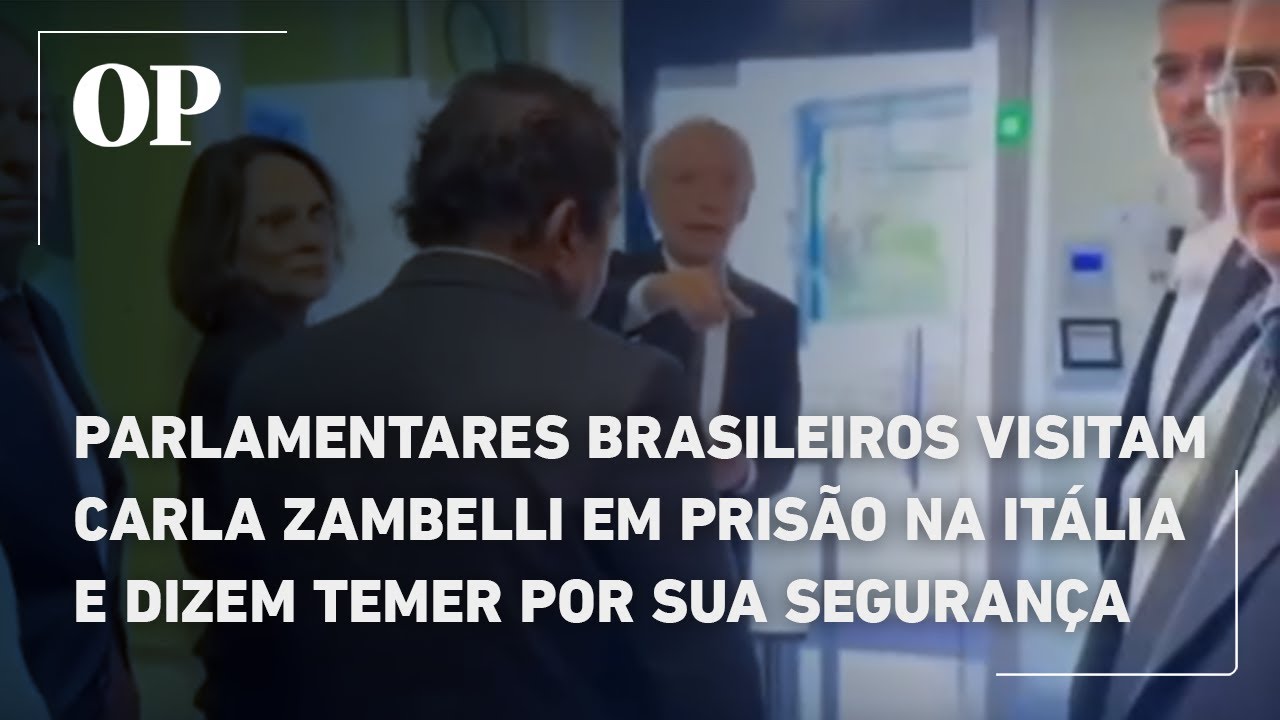Parlamentares brasileiros visitam Carla Zambelli em prisão na Itália e dizem temer por sua segurança