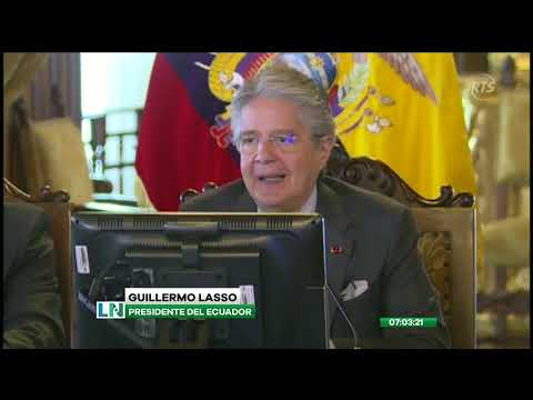 Presidente Guillermo Lasso anunció decreto 'Ley Urgente'