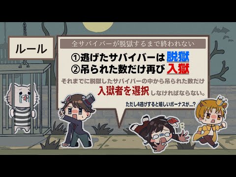 【第五人格】全サバイバー脱獄するまで終われません【もし４】