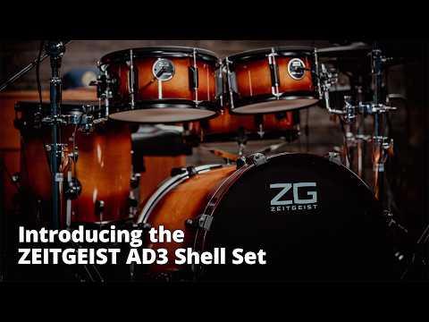 Introducing the ZEITGEIST AD3 Shell Set | drum-tec