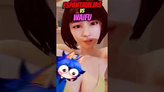 espantaviejas VS Waifu 🔥 #humor #shorts
