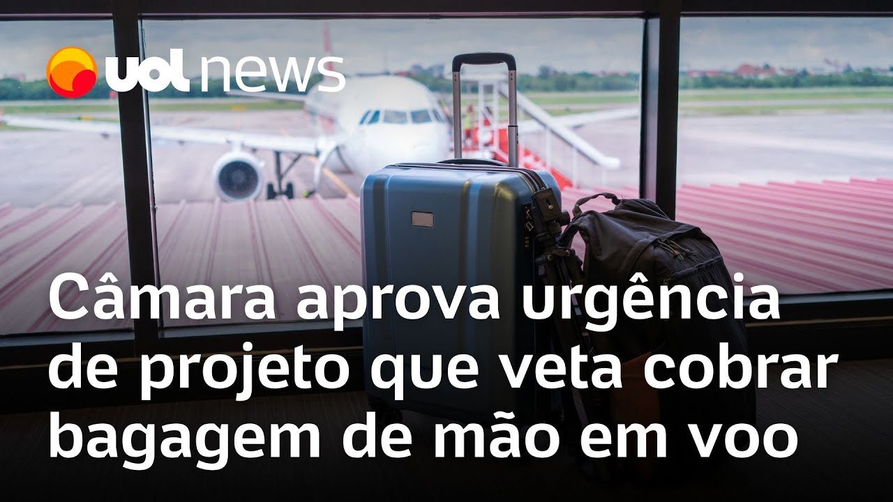 PL da Bagagem Câmara acelera votação de projeto que veta companhias cobrarem por mala de mão em voo